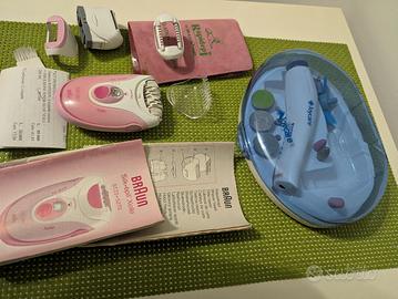 Epilatore donna elettrico Braun+ manicure 