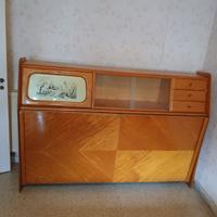 Letto ribaltabile con scrittoio anni 50/60