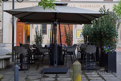 6 Sgabelli in alluminio