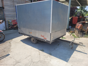 Carrello rimorchio chiuso per go kart moto cose