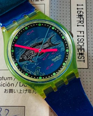 Swatch Gent Frische Fische GG116 1992 usato