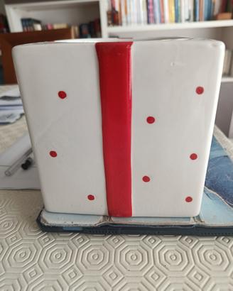 Vasetto / Portapenne in ceramica 