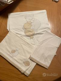 Set copri piumino lenzuola lettino neonato bambini