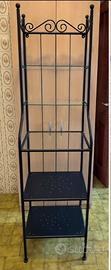Coppia scafali IKEA in ferro nero -