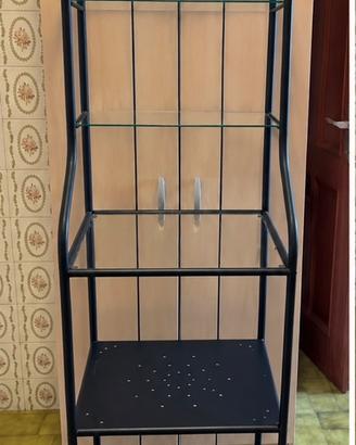 Coppia scafali IKEA in ferro nero -
