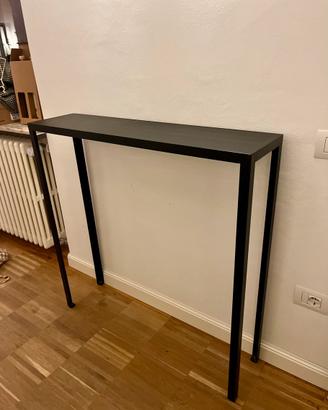 Menzola Consolle slim zeus in ferro e linoleum