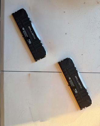 RAM DDR4 16GB (2x8GB) Crucial Ballistix RGB 3200MH