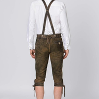 Lederhosen pantaloni in pelle nuovi
