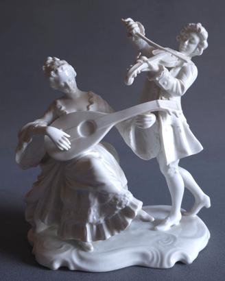 Gruppo statuetta porcellana Ginori Capodimonte