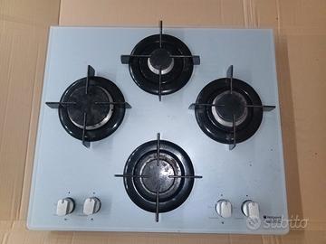 Piano cottura in vetro hotpoint Ariston 4 fuochi