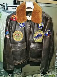 Schott G-1 Top Gun Leather Bomber Jacket