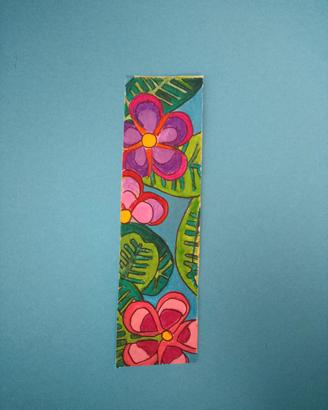 segnalibro dipinto a mano 