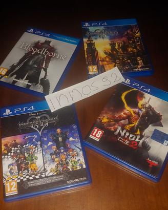 Bloodborne+K. Hearts I.5 II.5+Nioh2+K. Hearts 3