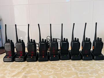 9 RADIO TRASMITTENTI BAOFENG