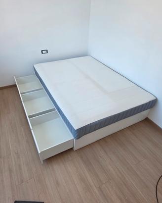 Letto NORDLI + Materasso VESTEROY