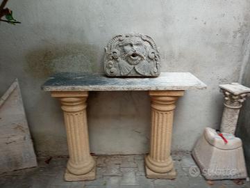 coppia colonine in pietra leccese 