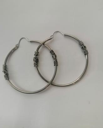 orecchini argento vintage 