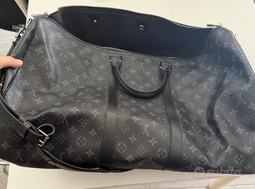 Borsone Louis Vuitton Keepall 55 nero