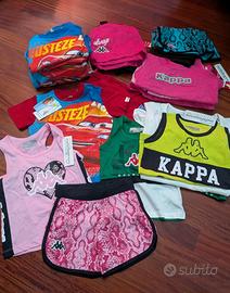 lotto stock 12 pezzi bimbo/a kappa Disney 