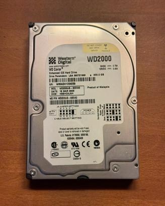 Hard Disk IDE 3.5 Western Digital Caviar 200GB