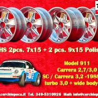 4 cerchi Porsche Fuchs 7x15 9x15 911 -1989 914-6 9