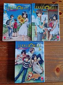 manga SUMMER WARS volumi 1-3 completa