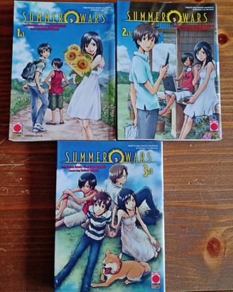 manga SUMMER WARS volumi 1-3 completa