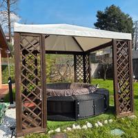 Gazebo 3x3 con idromassaggio