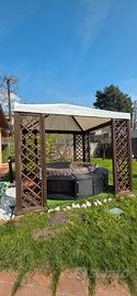Gazebo 3x3 con idromassaggio