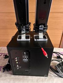 Casse Logitech 2.1 modello Z4 subwoofer