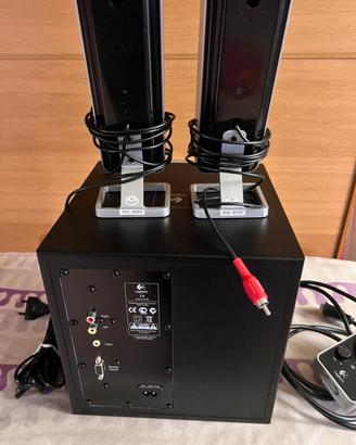 Casse Logitech 2.1 modello Z4 subwoofer
