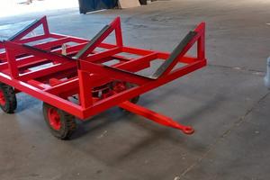 Carrello barca per cantiere