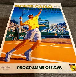 Stampa poster vintage Tennis Montecarlo Rolex Mast