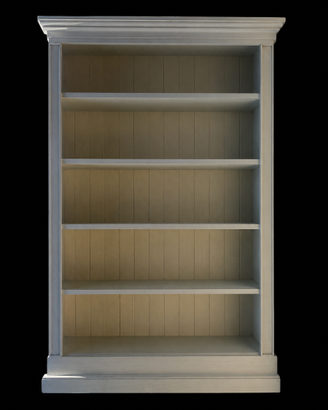 Libreria laccata bianca