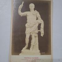 Foto cartolina fratelli Alinari Imp Diocleziano 