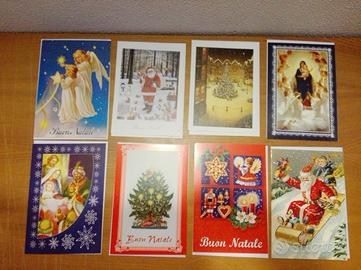 Lotto 50 pezzi biglietti di Auguri Natale e Pasqua