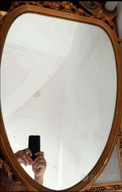 Specchio in legno antico stile inglese 