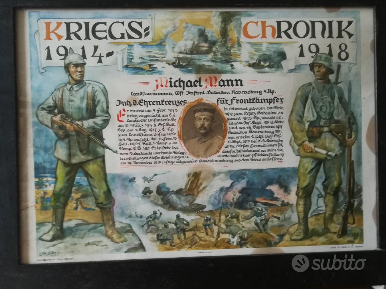 Quadri prima guerra mondiale Collezionismo In vendita a Trento