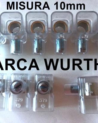 200 morsetti a cappuccio 10mm WURTH