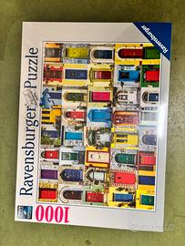 puzzle porte colorate