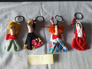 Portachiavi stile tilda lotto c