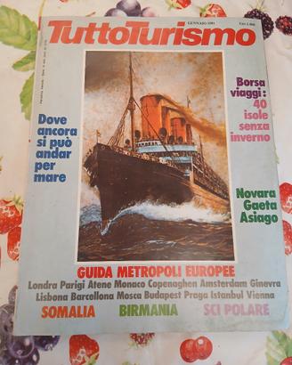Rivista vintage tutto turismo 1981