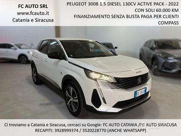 PEUGEOT 3008 130CV 2022 - PARI AL NUOVO