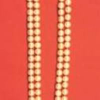 Due fili di perle naturali da ostrica di mare