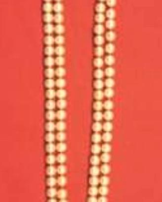 Due fili di perle naturali da ostrica di mare