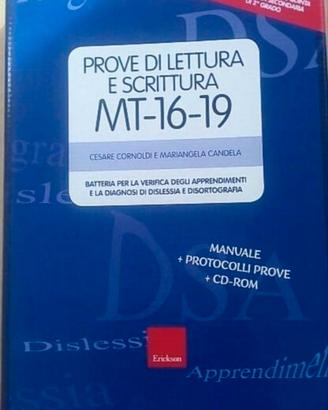 Prove di lettura e scrittura MT 16-19