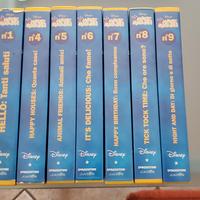 Set 7 videocassette VHS magic english Disney