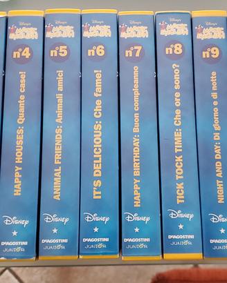 Set 7 videocassette VHS magic english Disney