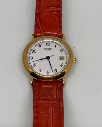 Citizen Quartz 6010 Vintage Dorato con Data