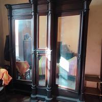 Antico Armadio 3 Ante '800 - Specchi al Mercurio